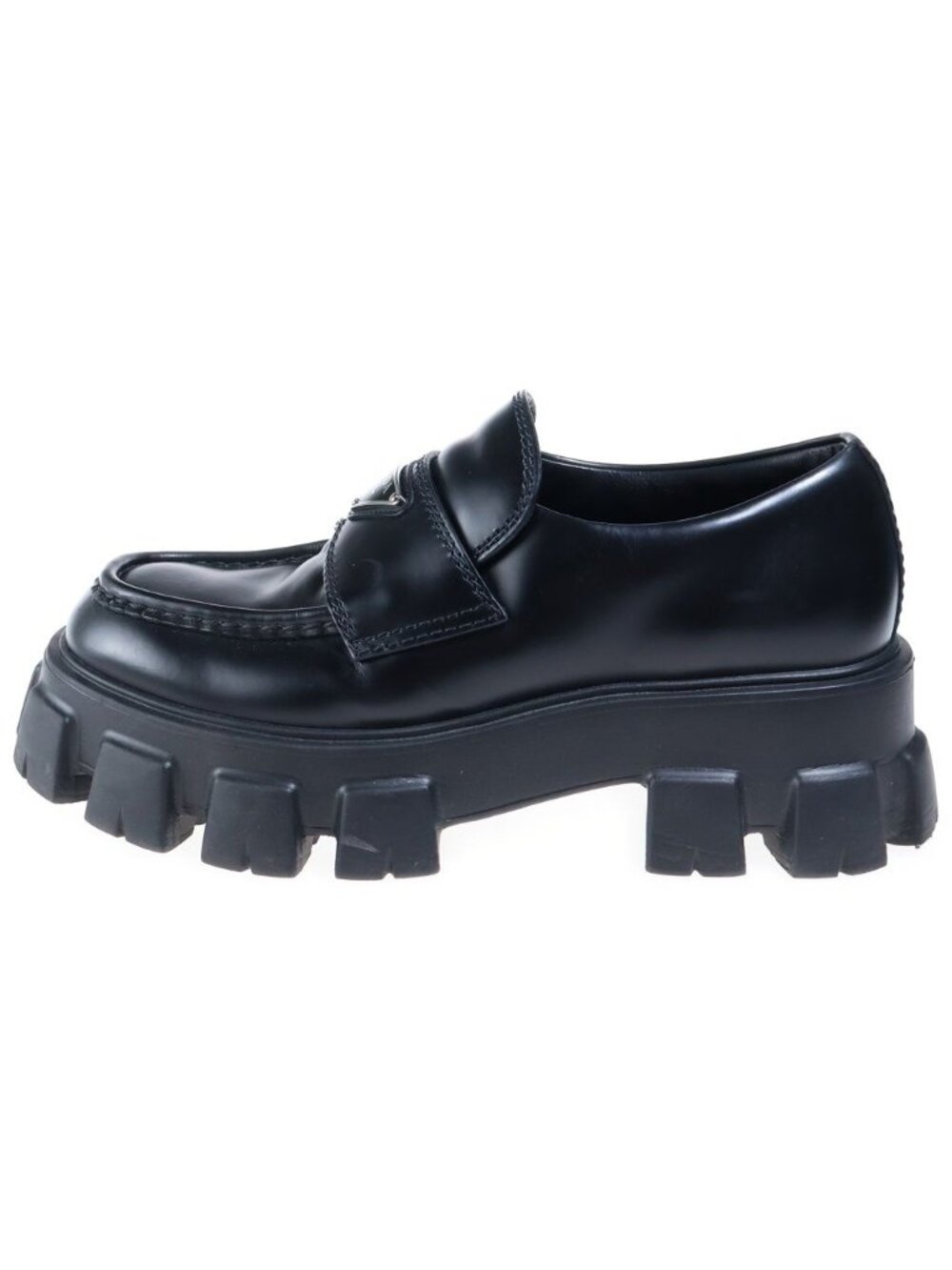 Prada Monolith Loafers Black